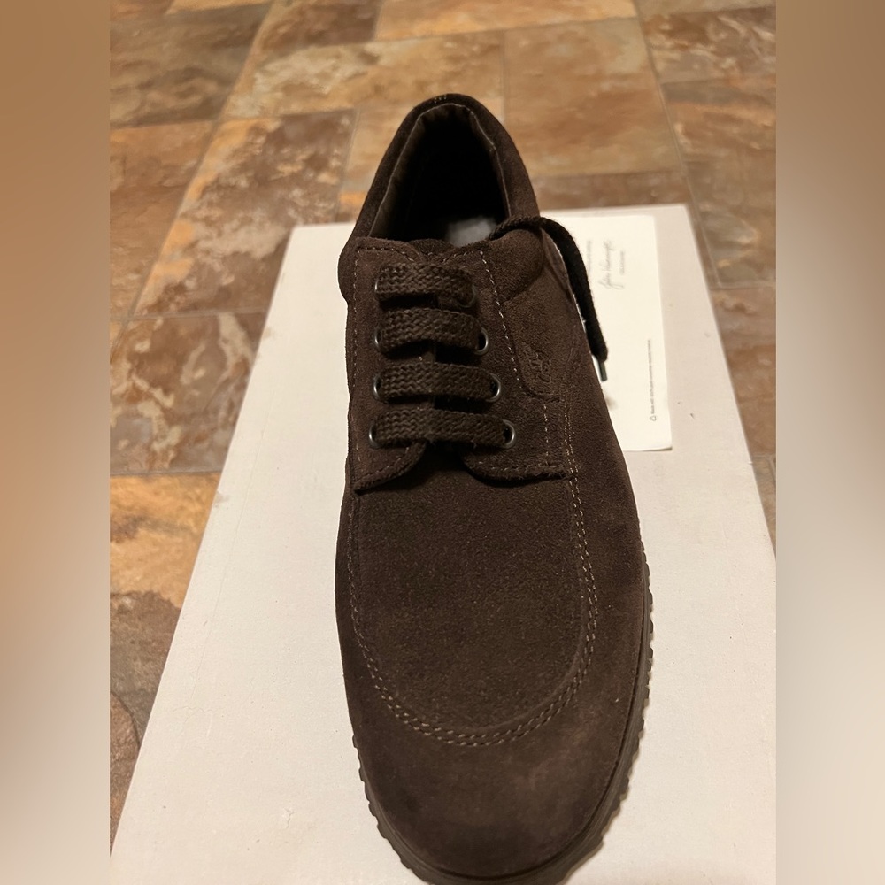 Hogan Men’s Brown Suede Low Rise Sneakers Sz 5.5